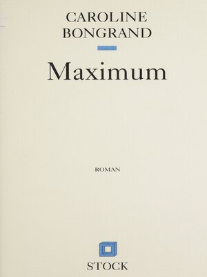cover image of Maximum